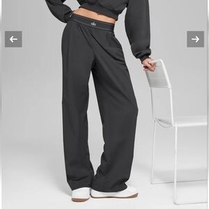 Alo Suit Up Trouser Color: Anthracite/Grey M